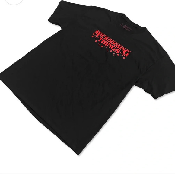 Microdosing Things Oversize Tee, Black, Size XL, NWOT - Picture 2 of 3